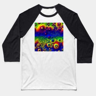 Psychosis - 3-D Fractal Rendering Baseball T-Shirt